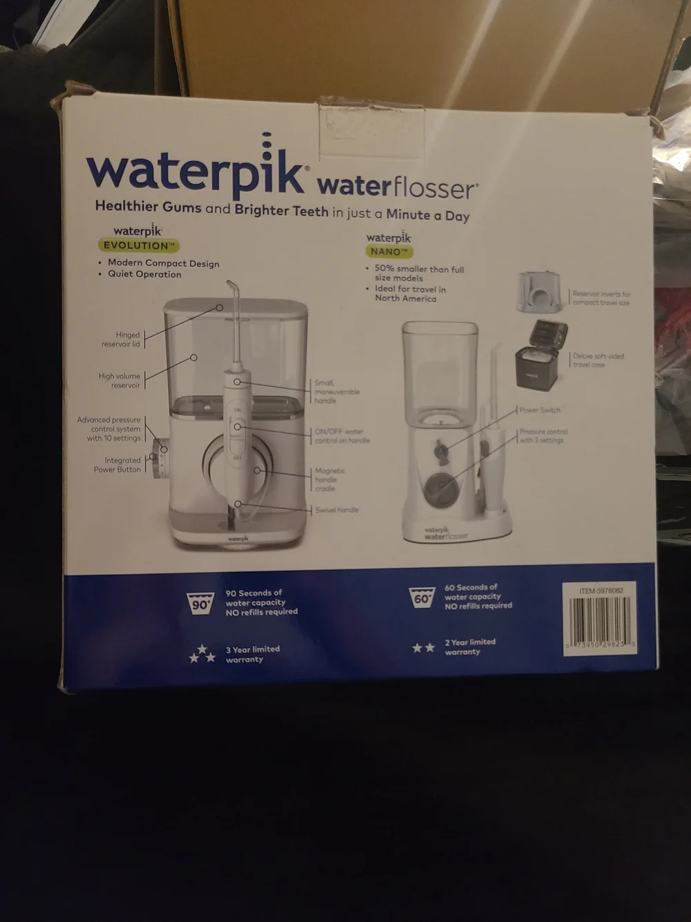 Waterpik new open